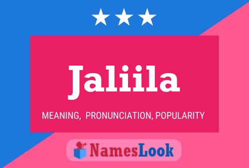 Jaliila Name Poster