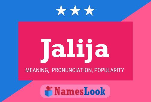 Jalija Name Poster