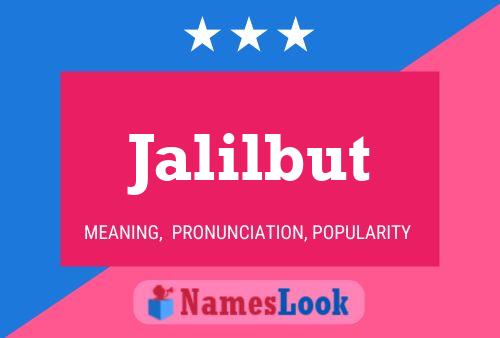 Jalilbut Name Poster