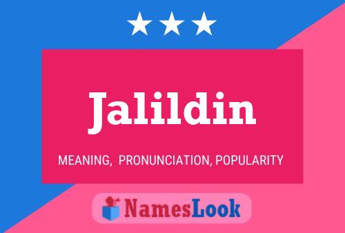 Jalildin Name Poster