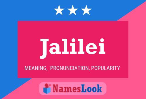 Jalilei Name Poster