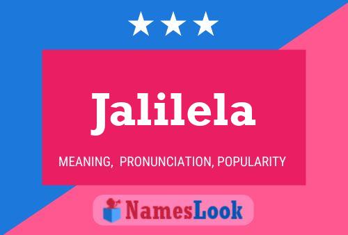 Jalilela Name Poster