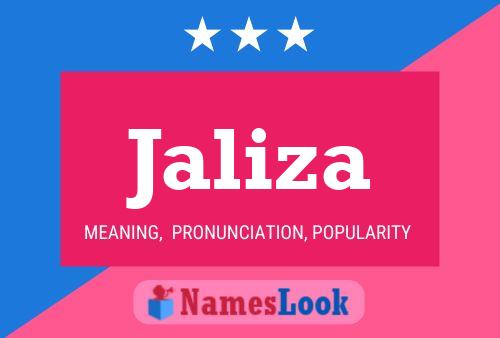 Jaliza Name Poster