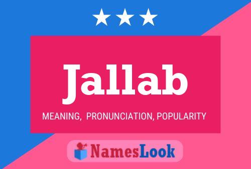 Jallab Name Poster