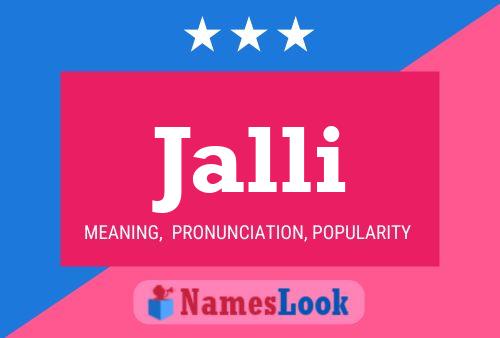 Jalli Name Poster