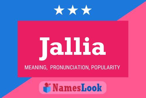 Jallia Name Poster