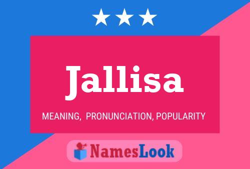 Jallisa Name Poster