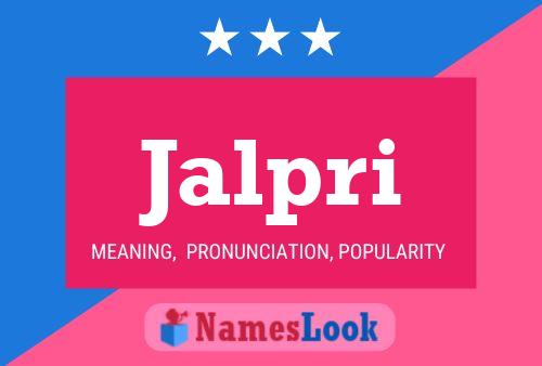 Jalpri Name Poster