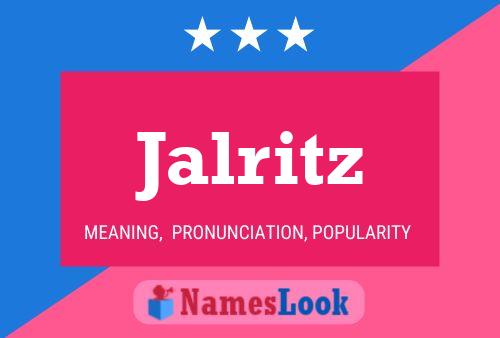 Jalritz Name Poster