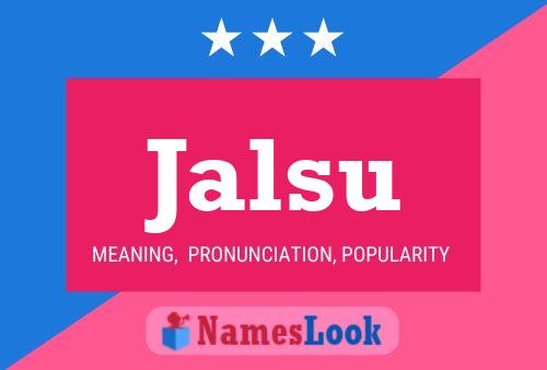 Jalsu Name Poster