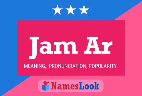 Jam Ar Name Poster