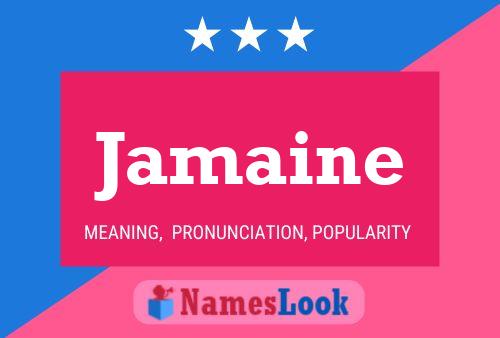 Jamaine Name Poster