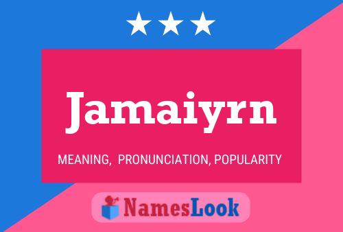 Jamaiyrn Name Poster