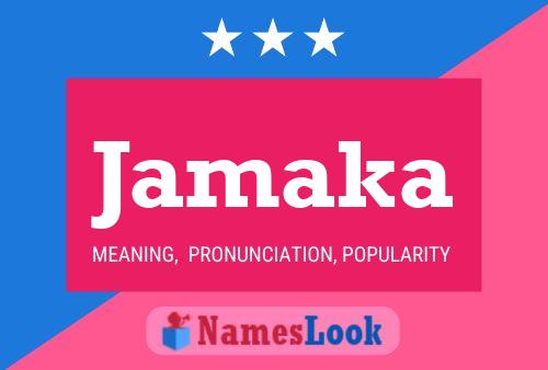 Jamaka Name Poster