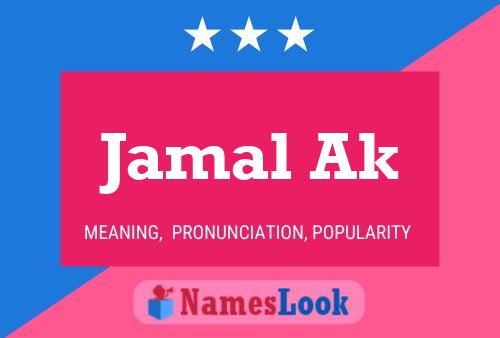 Jamal Ak Name Poster