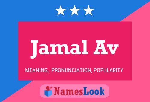 Jamal Av Name Poster