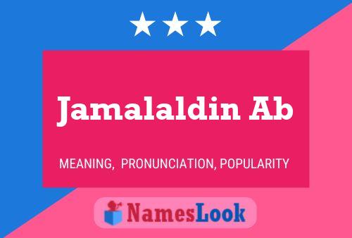 Jamalaldin Ab Name Poster