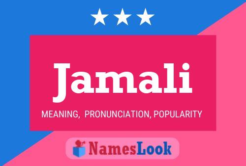 Jamali Name Poster