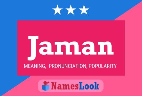 Jaman Name Poster