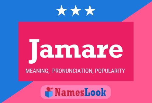 Jamare Name Poster