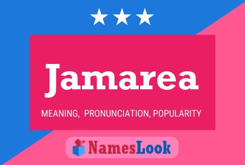 Jamarea Name Poster