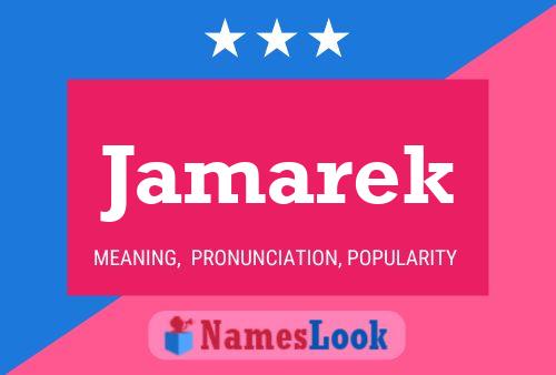 Jamarek Name Poster