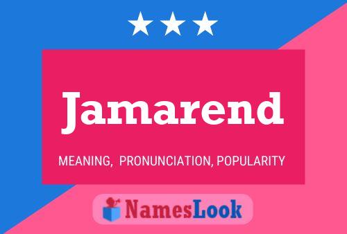 Jamarend Name Poster