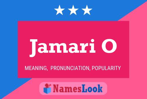 Jamari O Name Poster