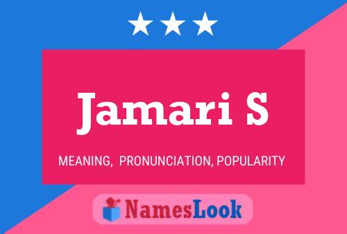 Jamari S Name Poster