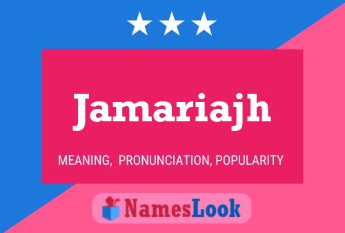 Jamariajh Name Poster