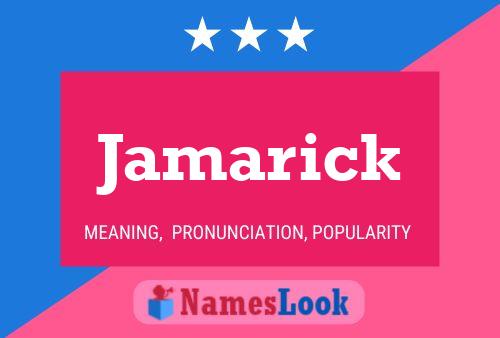 Jamarick Name Poster