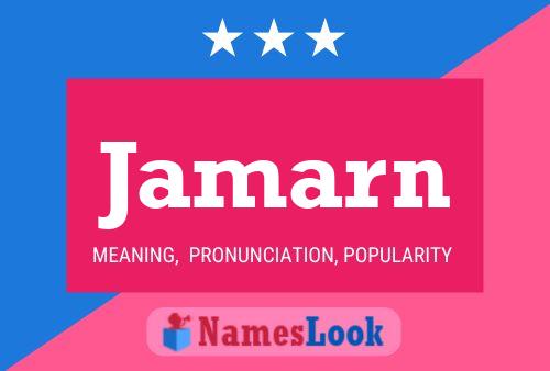 Jamarn Name Poster