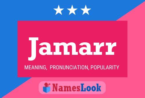 Jamarr Name Poster