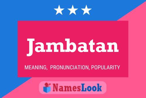 Jambatan Name Poster