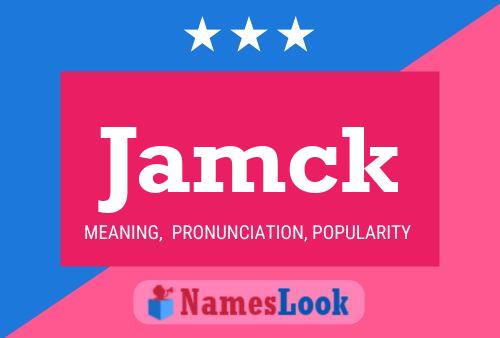 Jamck Name Poster