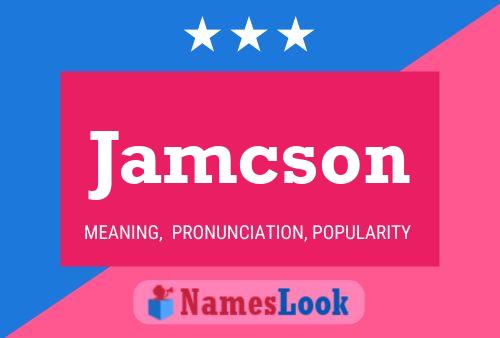 Jamcson Name Poster