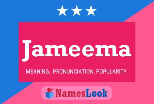 Jameema Name Poster