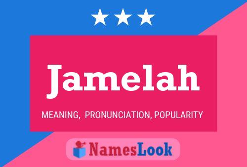 Jamelah Name Poster