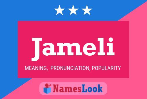 Jameli Name Poster