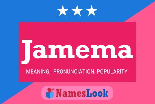 Jamema Name Poster