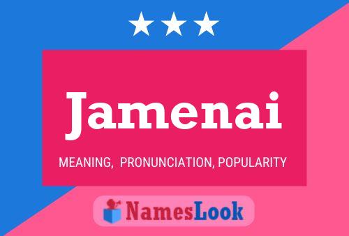 Jamenai Name Poster