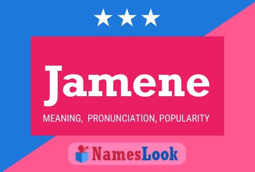 Jamene Name Poster