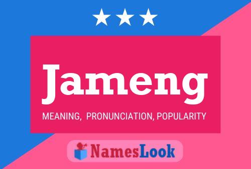 Jameng Name Poster