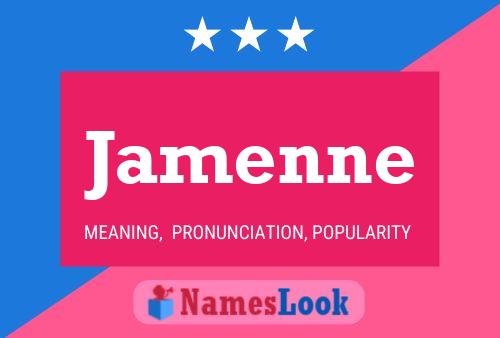 Jamenne Name Poster