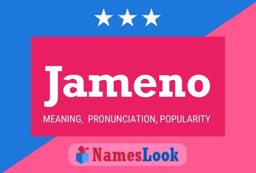 Jameno Name Poster