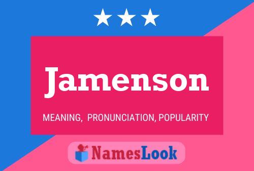 Jamenson Name Poster