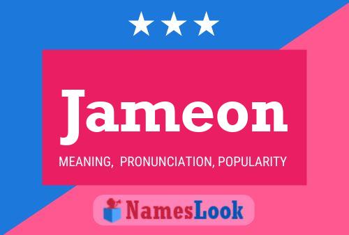 Jameon Name Poster