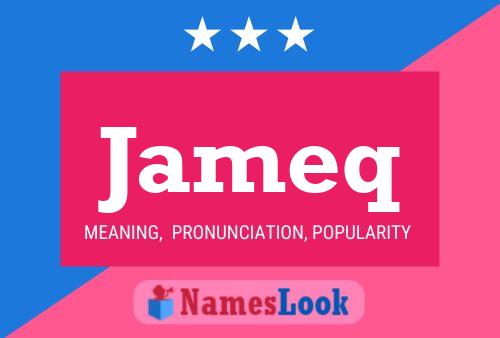 Jameq Name Poster