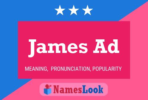 James Ad Name Poster