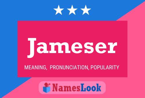 Jameser Name Poster